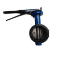 Epdm Seat Wafer Gearbox Operated Rubber Lined Cast Iron Butterfly Valve